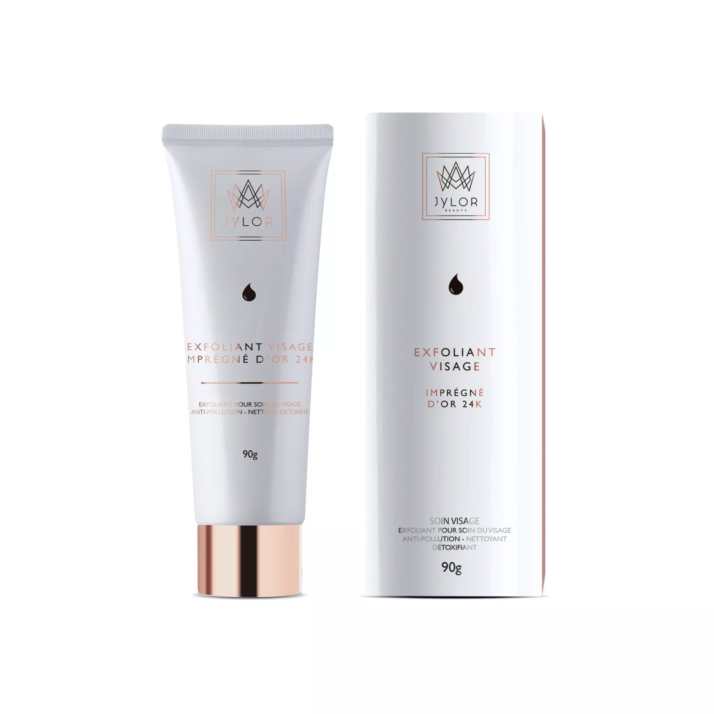 Exfoliant facial cu aur 24K
