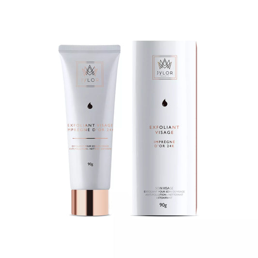 Exfoliant facial cu aur 24K